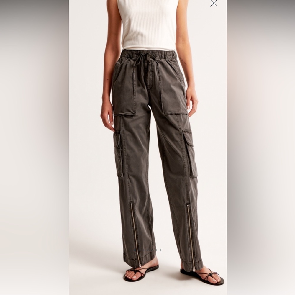 Abercrombie & Fitch Gray Cargo Pants
